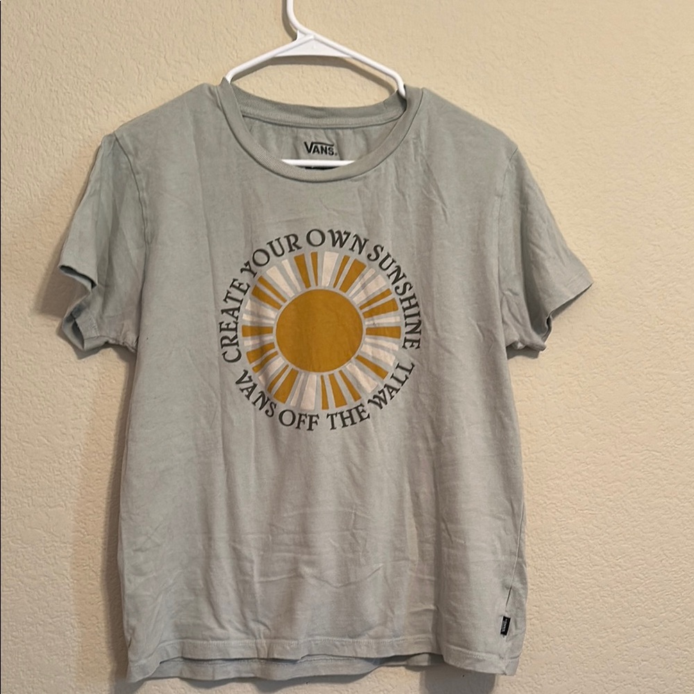 Vans Gray and Gold Short Sleeve Relaxed Tee